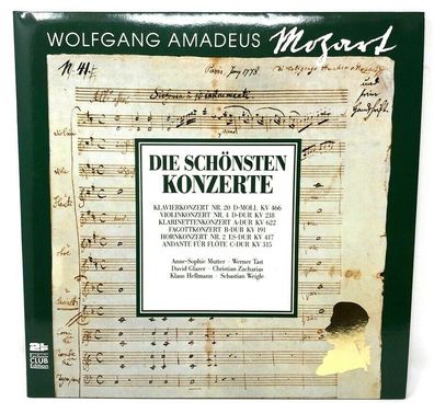 Vinyl 2 LP-Set 12" Parnass 47 394 2 - W. A. Mozart - Die schönsten Konzerte (P1)