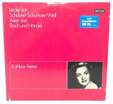 2 LP Set 12" Vinyl - Kathleen Ferrier - Lieder von Schubert - Schumann - Wolf
