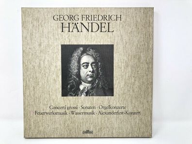 Box Set mit 5x 12" LP Vinyl - Georg Friedrich Händel - Concerti grossi Intercord