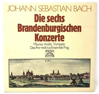 Vinyl 2-LP 12" Supraphone 80386 Bach - Die sechs Brandenburgischen Konzerte (P3)