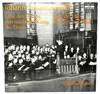 12" Vinyl LP Cantate 657605 - Johann Sebastian Bach - Günther Rabin (P1)