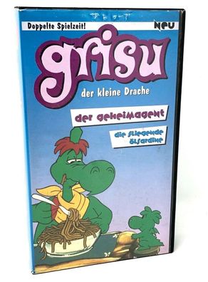 VHS Grisu der kleine Drache - Doppelfolge: Der Geheimagent & die fliegende (W52)