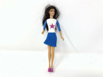 Mc Donalds Happy Meal 2001 Barbie Puppe mit blauem Rock (W73)