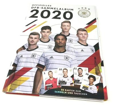 Rewe Offizielles DFB-Sammelalbum 2020 komplett außer Nr. 36 Fankarte (W56)
