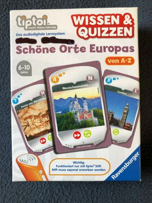 tiptoi Wissen & Quizzen: Schöne Orte Europas Ravensburger (129)