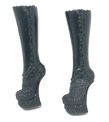 Monster High Stiefel schwarz ca. 8,2 cm hoch (W39)