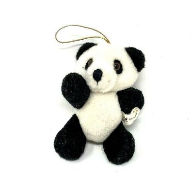 Mini Plüsch Koala Anhänger weiß / schwarz ca. 10 cm hoch (W31)