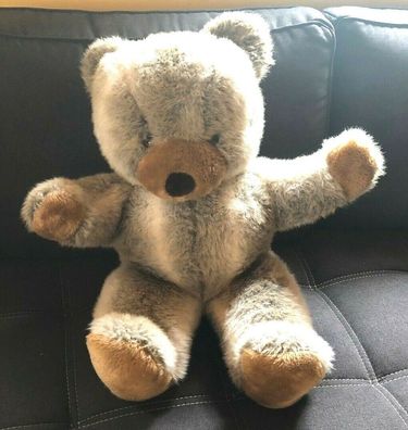 Großer Plüsch Teddybär mehrfarbig ca. 68 cm groß angenehm weich (DB)