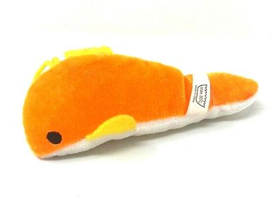 Plüschtier Fisch Orange ca. 14 cm zum Aufhängen (79)