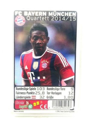 Quartett Teepe Verlag - FC Bayern München 2014/2015 - 32 Spielkarten (73)