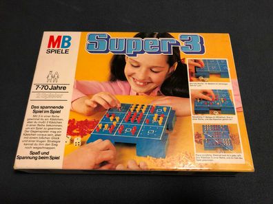 MB Spiele 604431700 Super 3 - 7 bis 70 Jahre - 2 Spieler in OVP