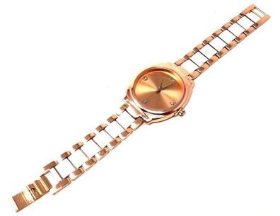Damen-Armbanduhr - Marke LBVYR 29630 rosegold / weiß farben (W77)