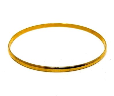 Armreif Gold- / Messingfarben Ø 6,2 cm - 0,3 cm breit (RK)