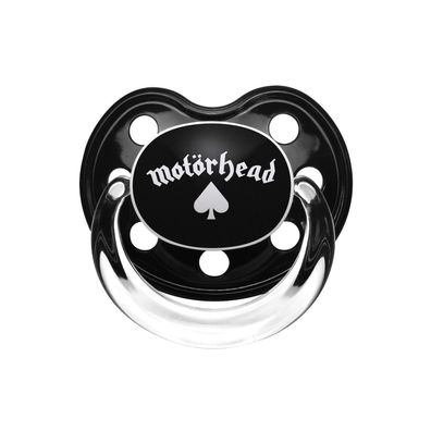 Motörhead (Logo) - Schnuller - Baby Soother schwarz mit schwarzen Griff 100% Merch