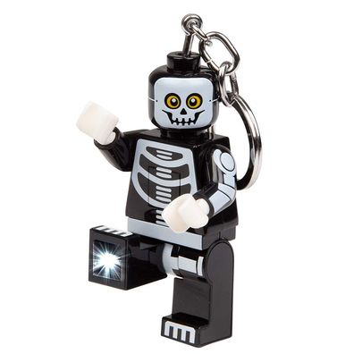 LEGO - Schlüsselanhänger mit LED Licht »Skelett« Keychain Anhänger Skeleton