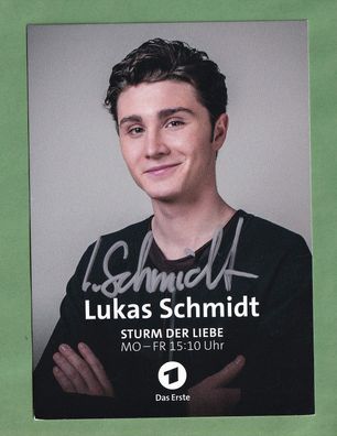 Lukas Schmidt ( Sturm der Liebe ) - persönlich signiert