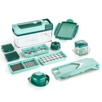 Genius - Nicer Dicer Fusion Set 13-tlg. Gemüseschneider Multischneider
