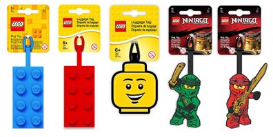 LEGO Gepäckanhänger Bagtag Bag Tag Anhänger Taschenanhänger Namensschild Kinder