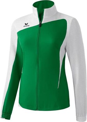 Erima Damen Präsentationsjacke Club 1900 Trainingsjacke Sport Jacke grün weiss