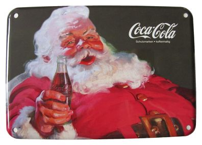 Coca Cola - Blechpostkarte mit Briefumschlag - 15 x 10,5 cm - Motiv 1