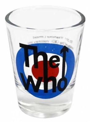 The Who Target Schnapsglas Shot Glas 100% Merchandise Neu New OVP