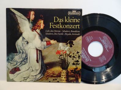 7" Single Eurocord G910 Das kleine Festkonzert Lobe den Herren Schubert Haydn