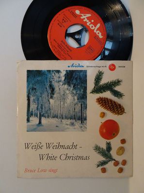 7" Single Ariola 36638 Bruce Low Weiße Weihnacht Herbert Rehbein & Orchester
