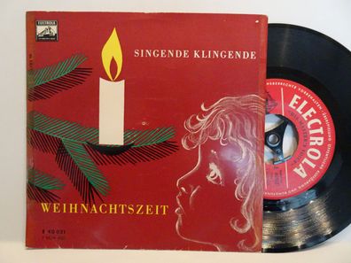 7" Single Electrola Singende klingende Weihnachtszeit Karl Forster Friedr Oberschelp