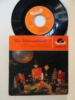 7" Single Polydor 20226EPH Zur Weihnachtszeit Santa Claus Orchester Chor Glocken