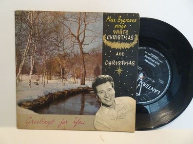 7" Single Lantern Record Greetings for You Max Bygraves sings White Christmas