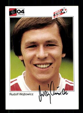 Rudolf Wojtowicz Bayer Leverkusen 1983-84 Stand 5.2.1984 Original Signiert