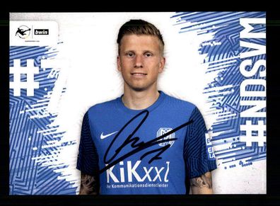 Marcus Piossek Autogrammkarte SV Meppen 2021-22 Original Signiert