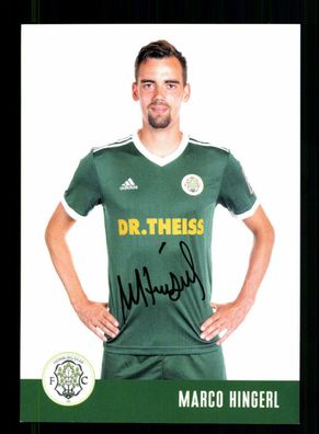 Marco Hingerl Autogrammkarte FC 08 Homburg 2021-22 Original Signiert