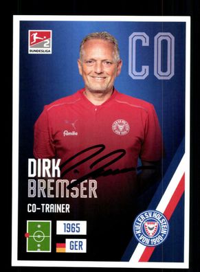 Dirk Bremser Autogrammkarte Holstein Kiel 2021-22 Original Signiert