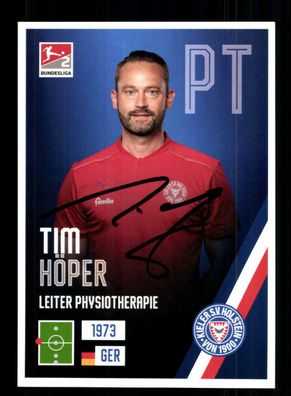 Tim Höper Autogrammkarte Holstein Kiel 2021-22 Original Signiert