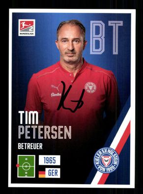 Tim Petersen Autogrammkarte Holstein Kiel 2021-22 Original Signiert