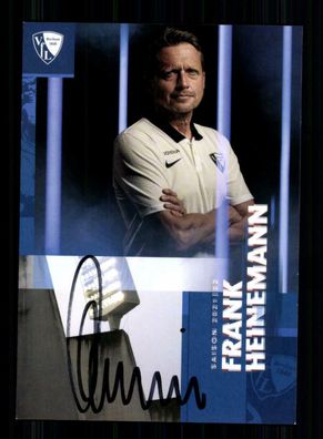 Frank Heinemann Autogrammkarte VfL Bochum 2021-22 Original Signiert