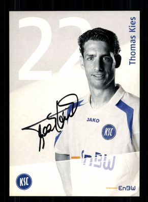 Thomas Kies Autogrammkarte Karlsruher SC 2006-07 Original Signiert