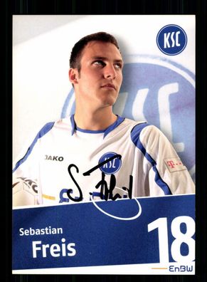 Sebastian Freis Autogrammkarte Karlsruher SC 2008-09 Original Signiert