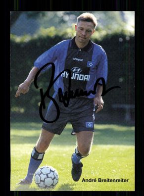 Andre Breitenreiter Autogrammkarte Hamburger SV 1997-98 Original Sign. 1. Karte