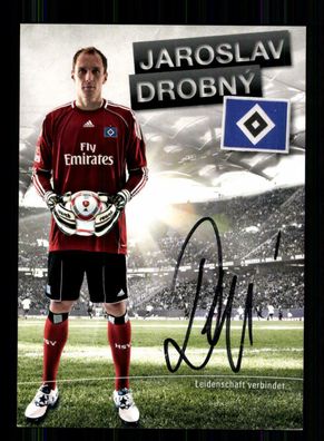 Jaroslav Drobny Autogrammkarte Hamburger SV 2010-11 Original Signiert