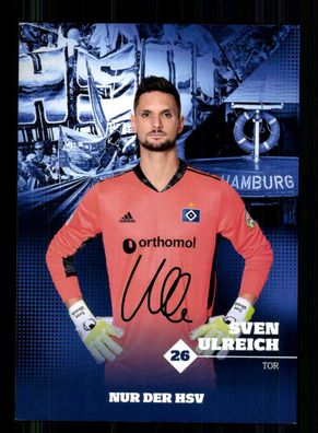 Sven Ulreich Autogrammkarte Hamburger SV 2020-21 Druck Unterschrift