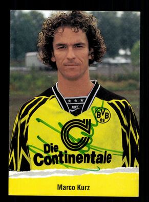 Marco Kurz Autogrammkarte Borussia Dortmund 1994-95 Original Signiert Kronen AK