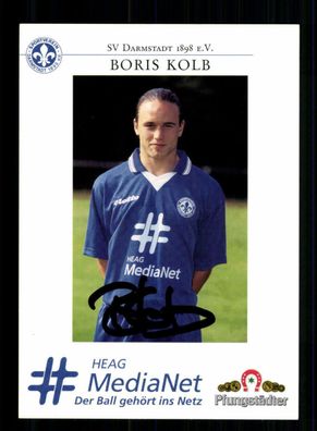 Boris Kolb Autogrammkarte Darmstadt 98 1998-99 Original Signiert