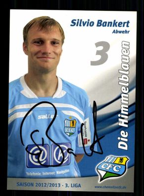 Silvio Bankert Autogrammkarte Chemnitzer FC 2012-13 Original Signiert