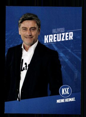 Oliver Kreuzer Autogrammkarte Karlsruher SC 2021-22 Original Signiert