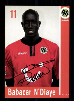Babacar N`Diaye Autogrammkarte Hannover 96 2002-03 Original Signiert