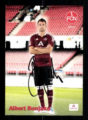Albert Bunjaku Autogrammkarte 1 FC Nürnberg 2011-12 Original Signiert