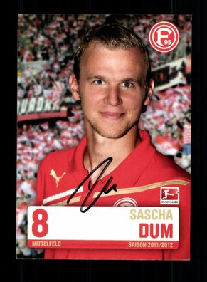 Sascha Dum Autogrammkarte Fortuna Düsseldorf 2011-12 Original Signiert