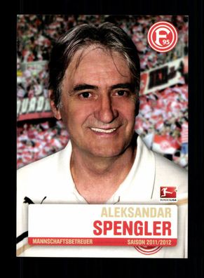 Aleksander Spengler Autogrammkarte Fortuna Düsseldorf 2011-12 Original Signiert